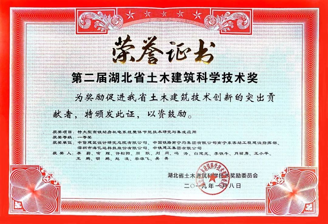 土木建筑科学技术一等奖